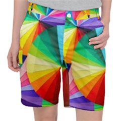 Bring Colors To Your Day Women s Pocket Shorts by elizah032470