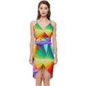 bring colors to your day Wrap Frill Dress View1