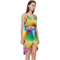 bring colors to your day Wrap Frill Dress View3