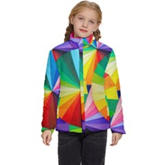 Bring Colors To Your Day Kids  Puffer Bubble Jacket Coat by elizah032470