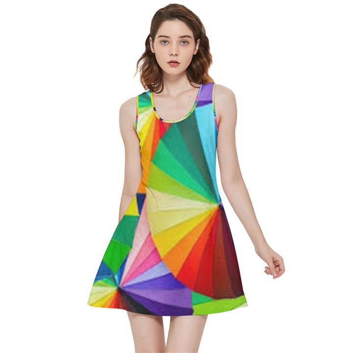 bring colors to your day Inside Out Reversible Sleeveless Dress