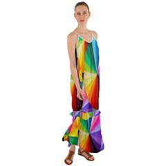 Bring Colors To Your Day Cami Maxi Ruffle Chiffon Dress by elizah032470