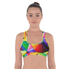 Bring Colors To Your Day Cross Back Sports Bra