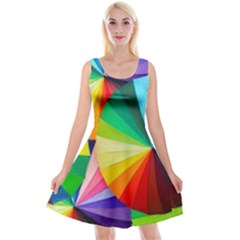 Bring Colors To Your Day Reversible Velvet Sleeveless Dress