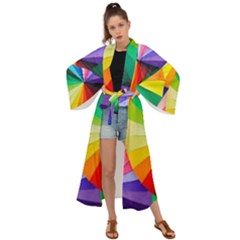 Bring Colors To Your Day Maxi Kimono