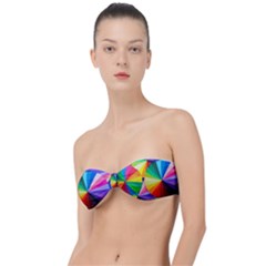 Bring Colors To Your Day Classic Bandeau Bikini Top  by elizah032470