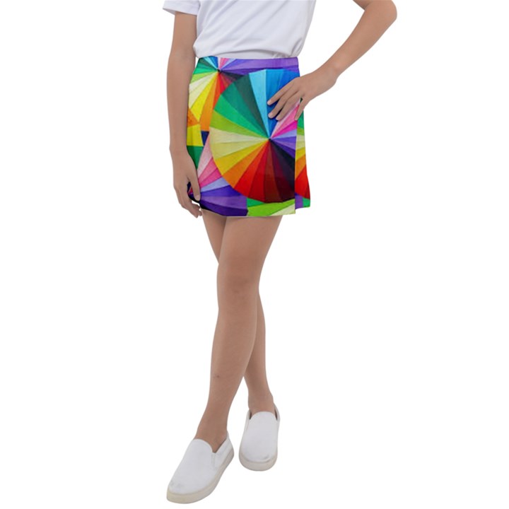 bring colors to your day Kids  Tennis Skirt