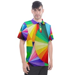 Bring Colors To Your Day Men s Polo T-shirt by elizah032470