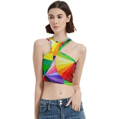 Bring Colors To Your Day Cut Out Top by elizah032470