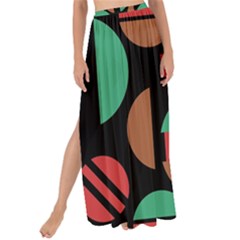 Abstract Geometric Pattern Maxi Chiffon Tie-up Sarong