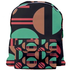 Abstract Geometric Pattern Giant Full Print Backpack