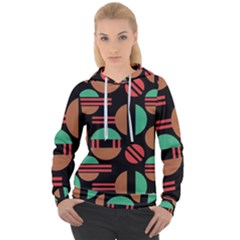 Abstract Geometric Pattern Women s Overhead Hoodie