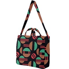 Abstract Geometric Pattern Square Shoulder Tote Bag