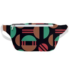 Abstract Geometric Pattern Waist Bag 