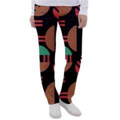 Abstract Geometric Pattern Women s Casual Pants by Maspions