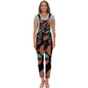 Abstract Geometric Pattern Women s Pinafore Overalls Jumpsuit View1