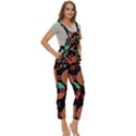 Abstract Geometric Pattern Women s Pinafore Overalls Jumpsuit View3