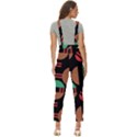 Abstract Geometric Pattern Women s Pinafore Overalls Jumpsuit View4