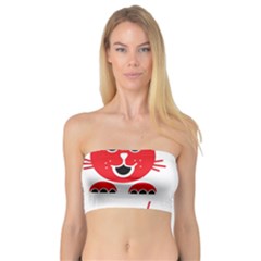 Cat Little Ball Animal Bandeau Top