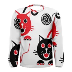 Cat Little Ball Animal Men s Long Sleeve T-shirt