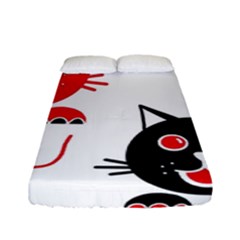 Cat Little Ball Animal Fitted Sheet (full/ Double Size)