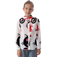 Cat Little Ball Animal Kids  Long Sleeve Shirt