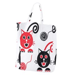 Cat Little Ball Animal Giant Grocery Tote