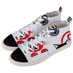 Cat Little Ball Animal Men s Mid-top Canvas Sneakers by Maspions