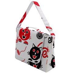 Cat Little Ball Animal Box Up Messenger Bag by Maspions