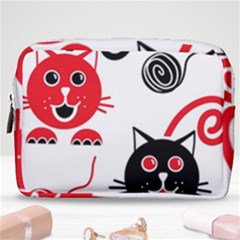 Cat Little Ball Animal Make Up Pouch (medium) by Maspions