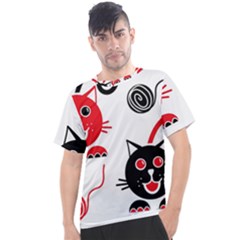 Cat Little Ball Animal Men s Sport Top by Maspions