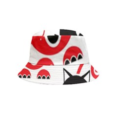 Cat Little Ball Animal Inside Out Bucket Hat (kids)