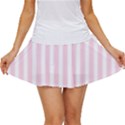 pink stripes Women s Skort View1