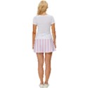 pink stripes Women s Skort View4