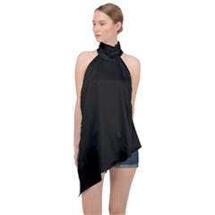 Fantastico Original Halter Asymmetric Satin Top