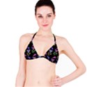 Abstract Pattern Flora Flower Classic Bikini Top View1