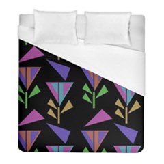 Abstract Pattern Flora Flower Duvet Cover (full/ Double Size)