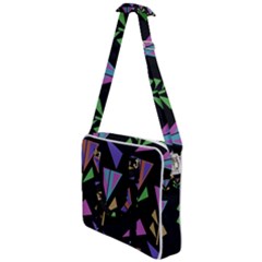 Abstract Pattern Flora Flower Cross Body Office Bag