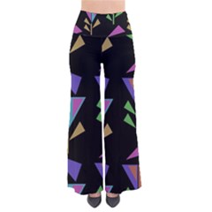 Abstract Pattern Flora Flower So Vintage Palazzo Pants