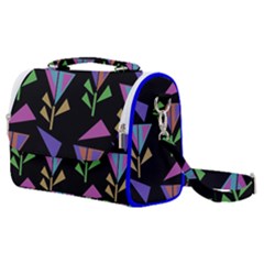 Abstract Pattern Flora Flower Satchel Shoulder Bag