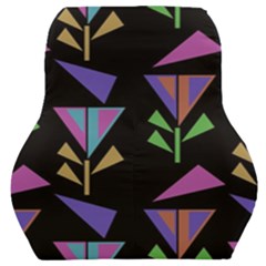 Abstract Pattern Flora Flower Car Seat Back Cushion  by Maspions