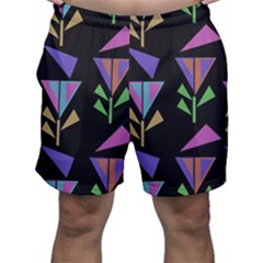 Abstract Pattern Flora Flower Men s Shorts by Maspions