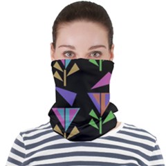 Abstract Pattern Flora Flower Face Seamless Bandana (adult)