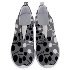 Abstract Nature Black White No Lace Lightweight Shoes