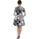 Abstract Nature Black White Sailor Dress View2