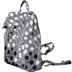 Abstract Nature Black White Buckle Everyday Backpack