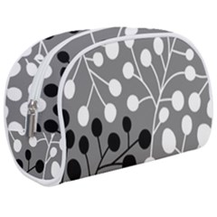 Abstract Nature Black White Make Up Case (medium)