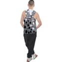 Abstract Nature Black White Men s Sleeveless Hoodie View2