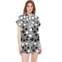 Abstract Nature Black White Chiffon Lounge Set View1