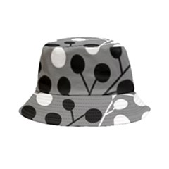 Abstract Nature Black White Bucket Hat